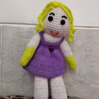 عروسک بافی با کاموا