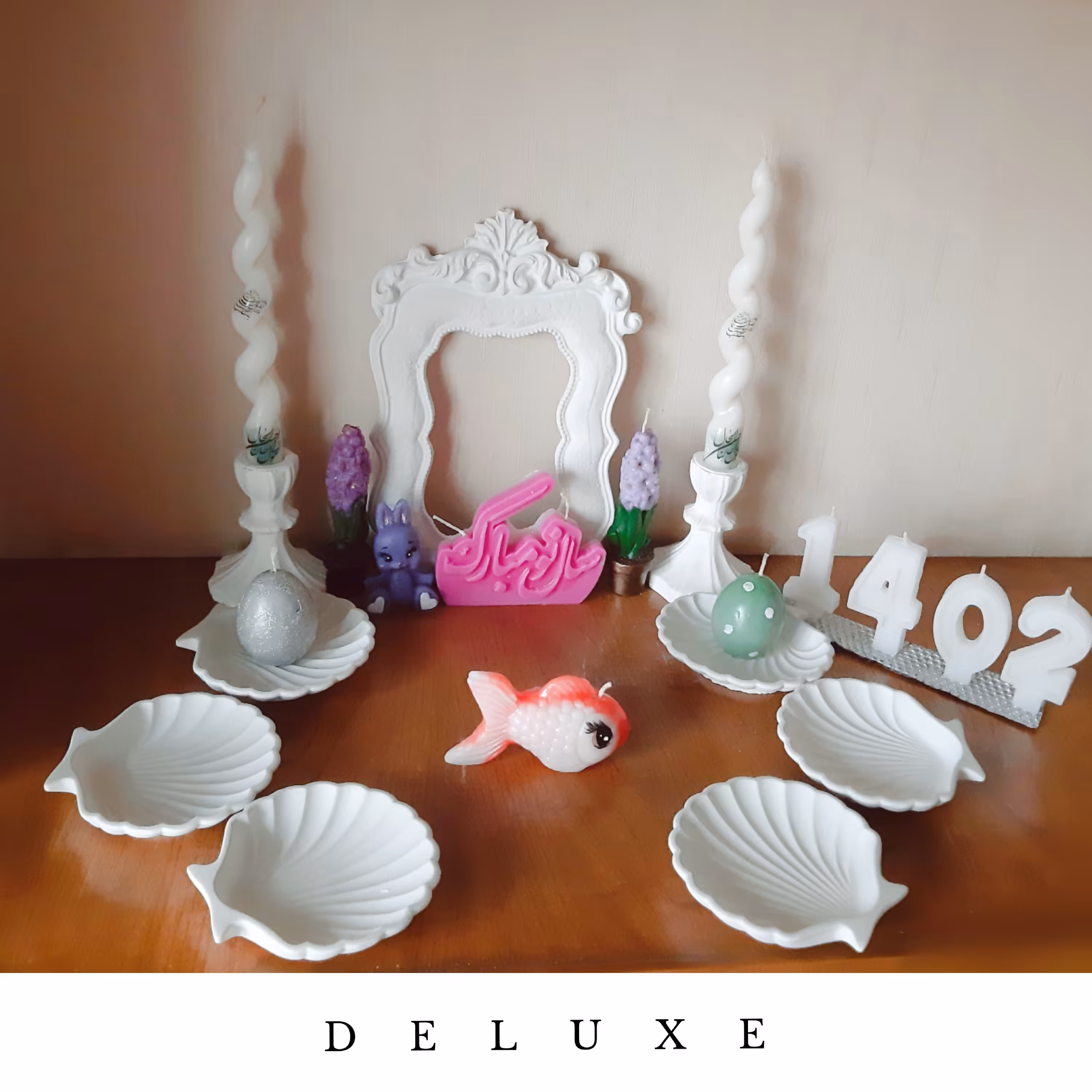 هفت سین صدف مناسب برای سفره هفت سین عید و دیزاین و ..‌.