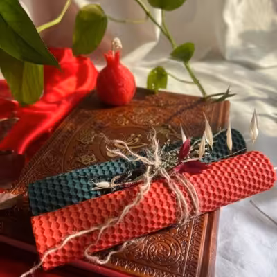 شمع موم عسل یلدایی