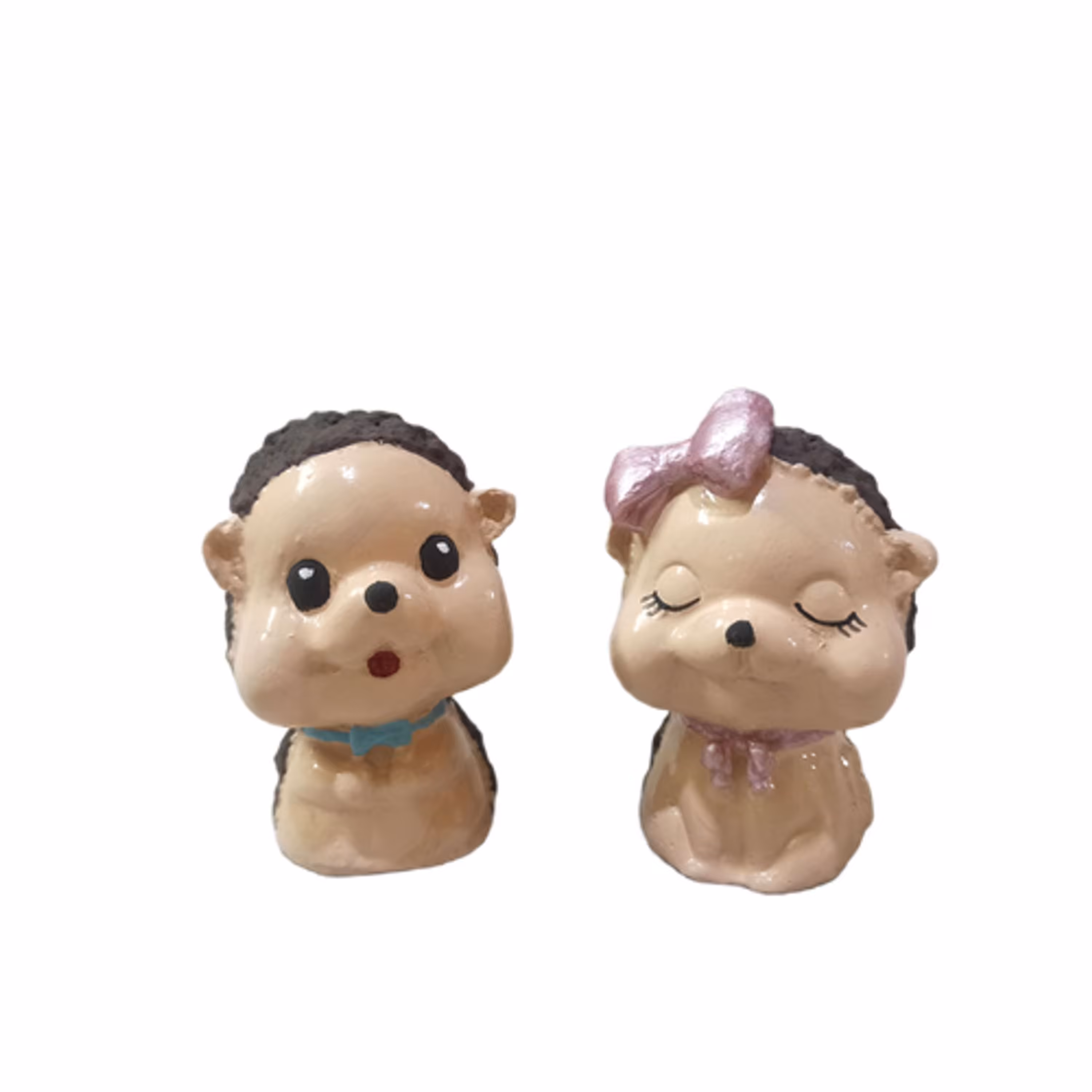 مجسمه طرح جوجه تیغی جفت