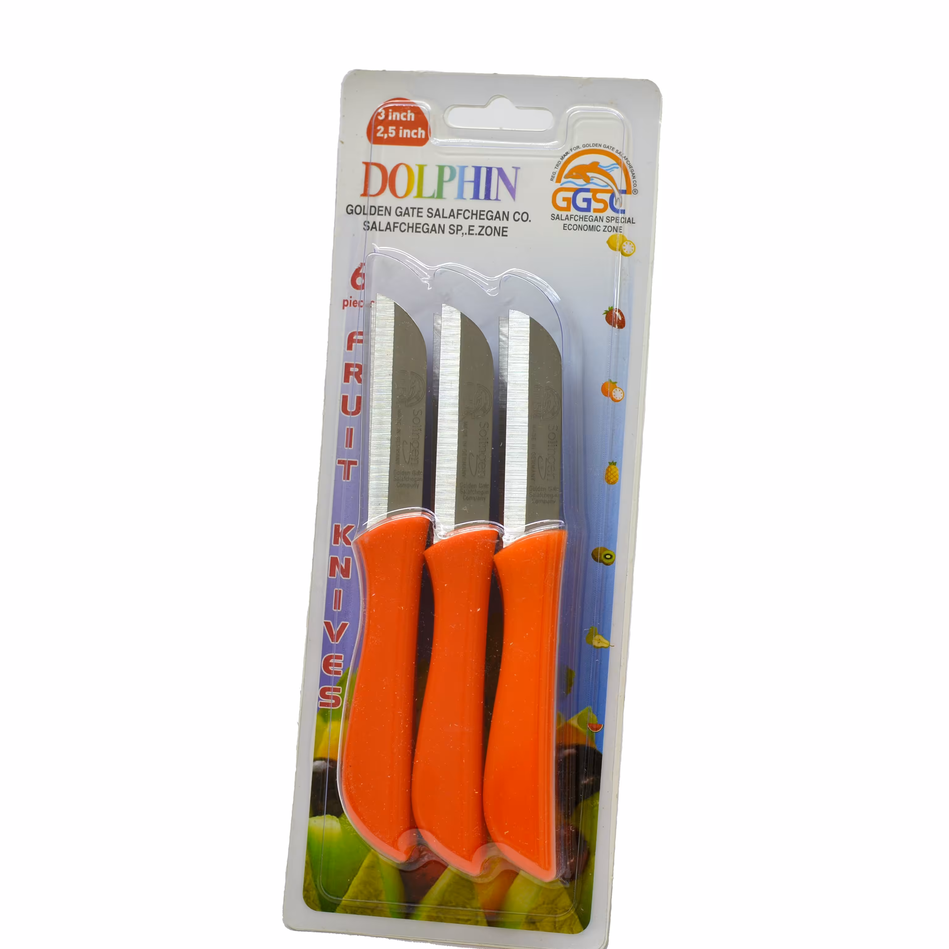 چاقو  میوه خوری  دلفین 6 پک 