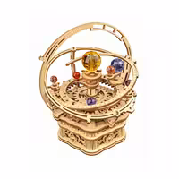 پازل چوبی ROKR مدل موزیک باکس مکانیکی طرح شب پرستارهROKR Starry Night AMK51