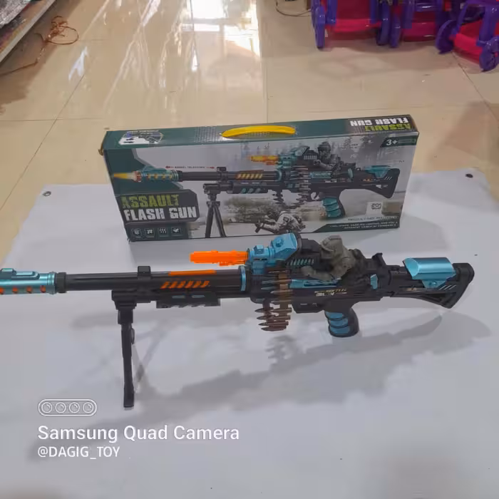 اسباب بازی تفنگ تیر بار مسلسل 2022 به قیمت بسیار خوب