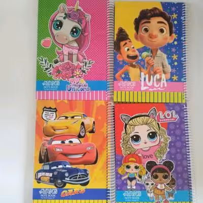 دفتر جلدسخت اعلا سیمی 100 برگ(مناسب برای جوایز)