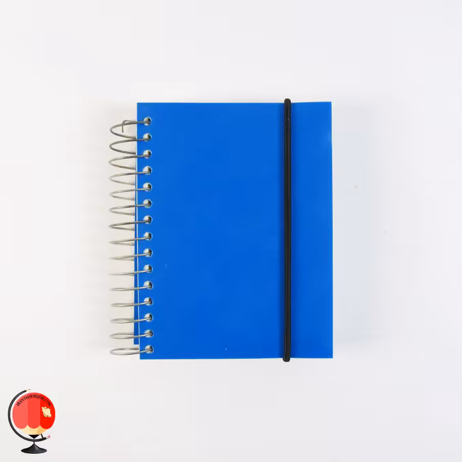 دفترچه یادداشت سیمی آبی آیلار