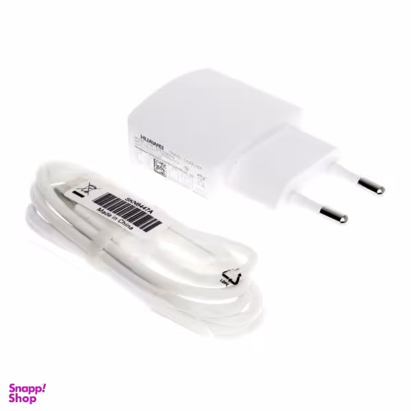 شارژر دیواری مدل HW-050100E2W همراه با کابل microUSB غیر اصل