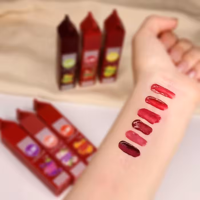 تینت لب طرح پاکت شیر 24 ساعته آرایشیرژ لب مایع