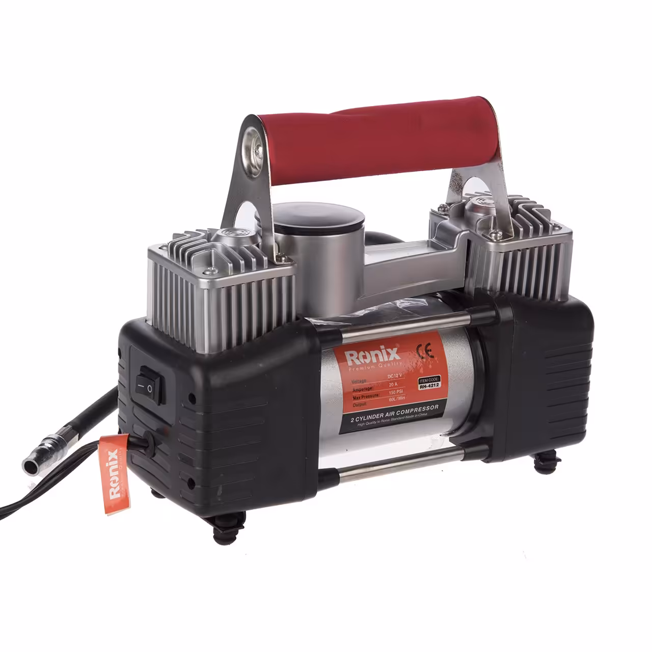 کمپرسور باد دو سیلندر اتومبیل رونیکس مدل RH-4212