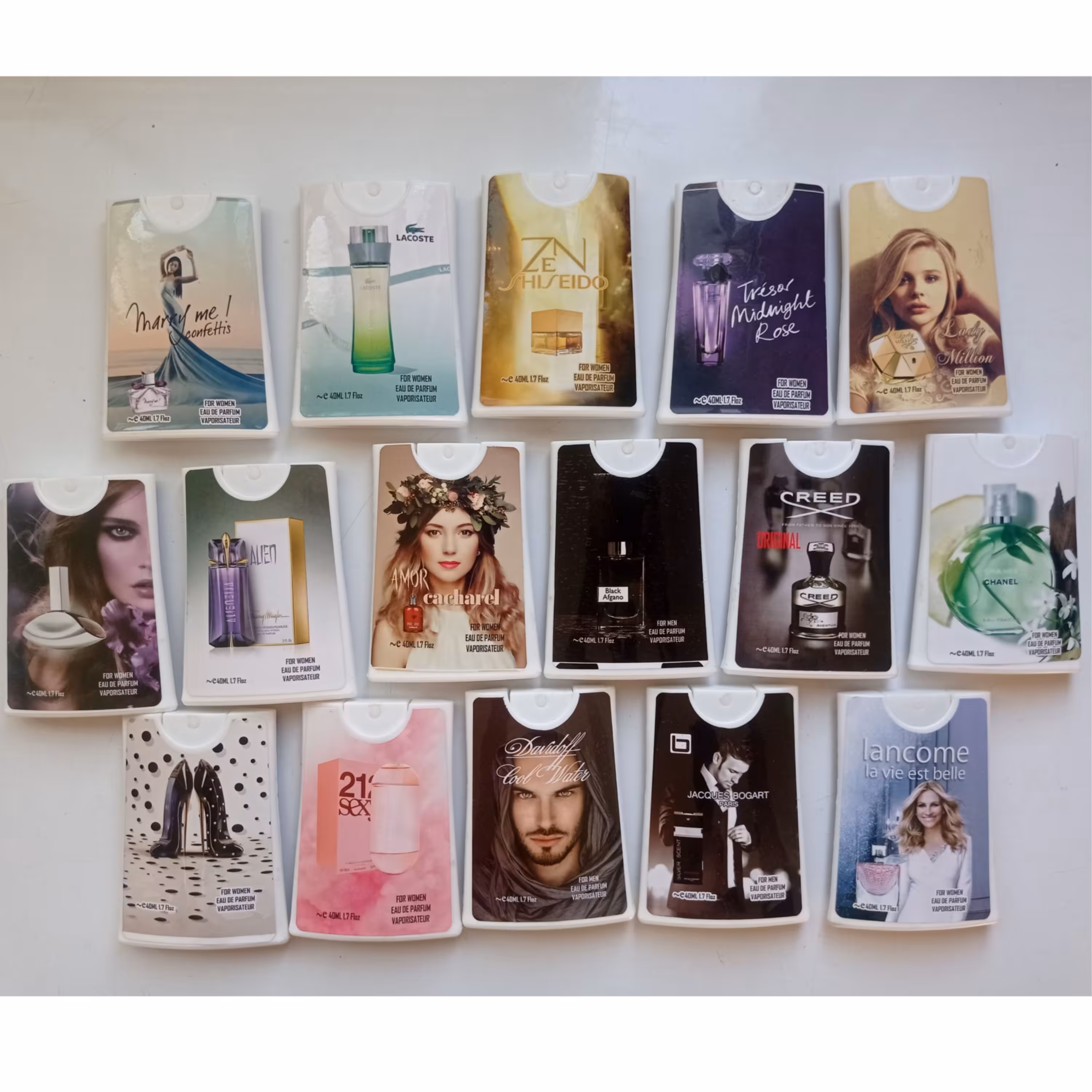 16 عدد عطر جیبی 40 میل ترکی