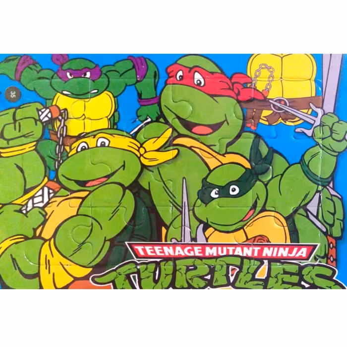 جورچین لاکپشت های نینجا - پازل فانتزی 12 تکه رقعی - پشت رنگ آمیزی - شماره 35