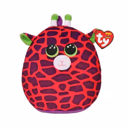 عروسک اسکوییشی زرافه صورتی کوچک