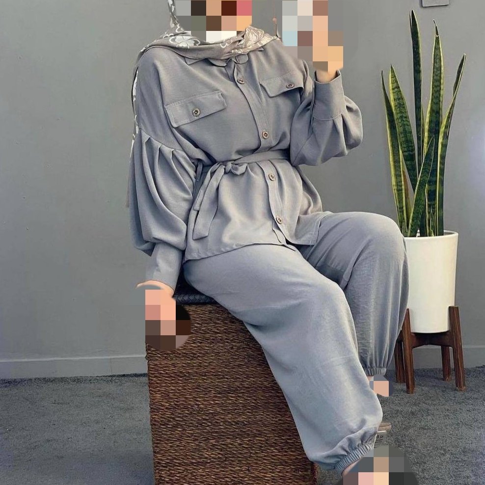 ست مانتو شلوار پرناز