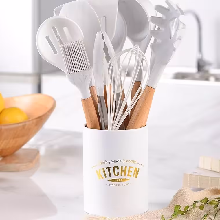 کفگیر و ملاقه سیلیکونی 12 پارچه 