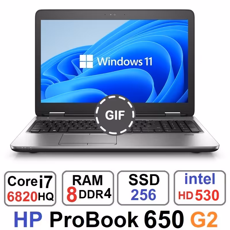 لپ تاپ اچ پی HP ProBook 650 G2 Core i7 6820HQ رم 8 گیگ