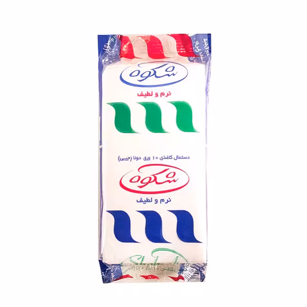 دستمال کاغذی شکوه مدل جیبی بسته 24 عددی