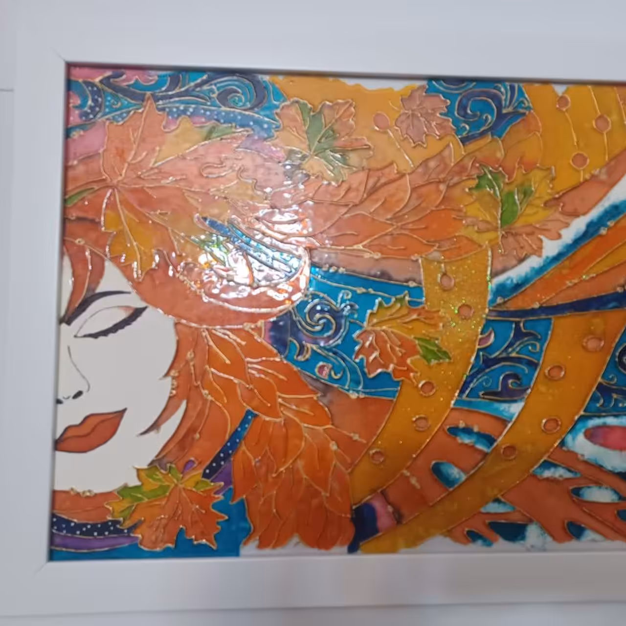 تابلو نقاشی دختر آفتاب