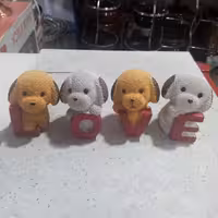 مجسمه پلی استر خرسLOVE