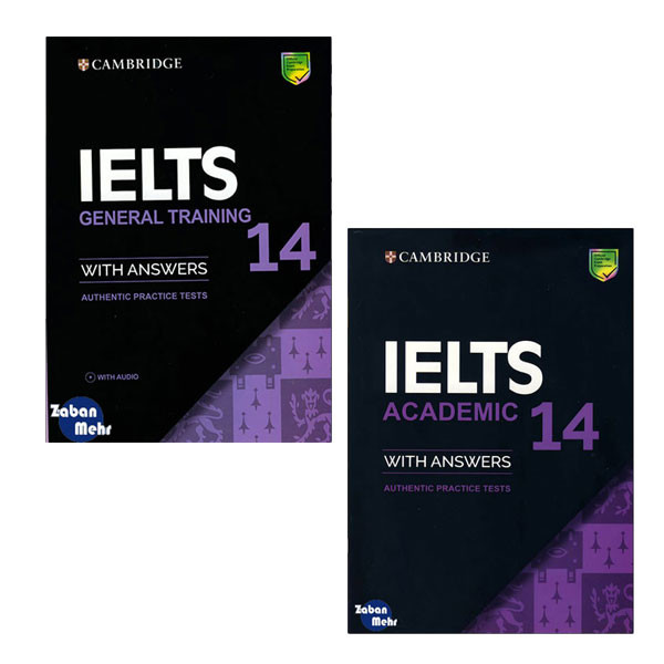 کتاب Cambridge IELTS 14 Academic_General اثر جمعی از نویسندگان انتشارات زبان مهر 2 جلدی