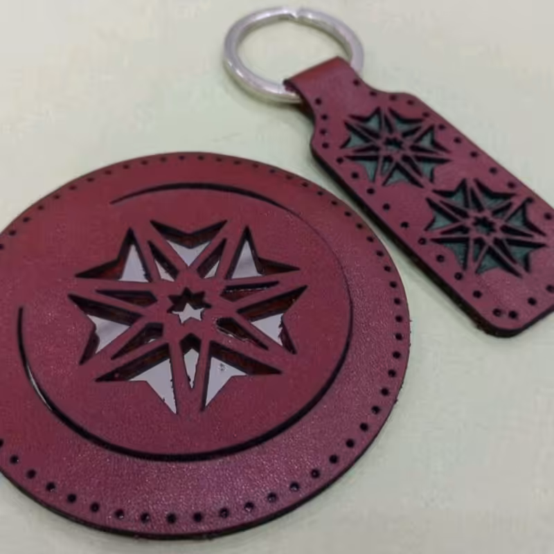  ست جا اینه ای و جاکلیدی با چرم طبیعی 