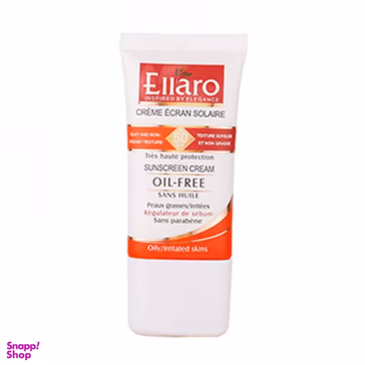 کرم ضد آفتاب الارو مدل Oil Free کد 02 حجم 50 میلی لیتر