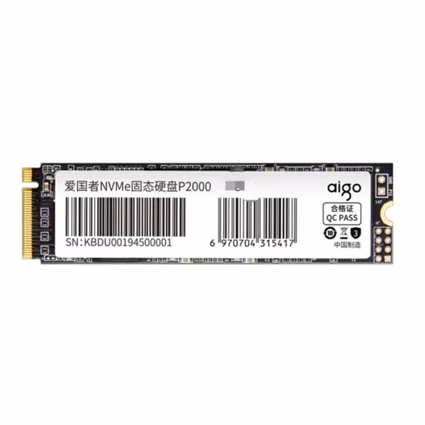 حافظه SSD اینترنال ایگو مدل P2000 Gen3x4 PCIe M.2 2280 ظرفیت 250 گیگابایت
