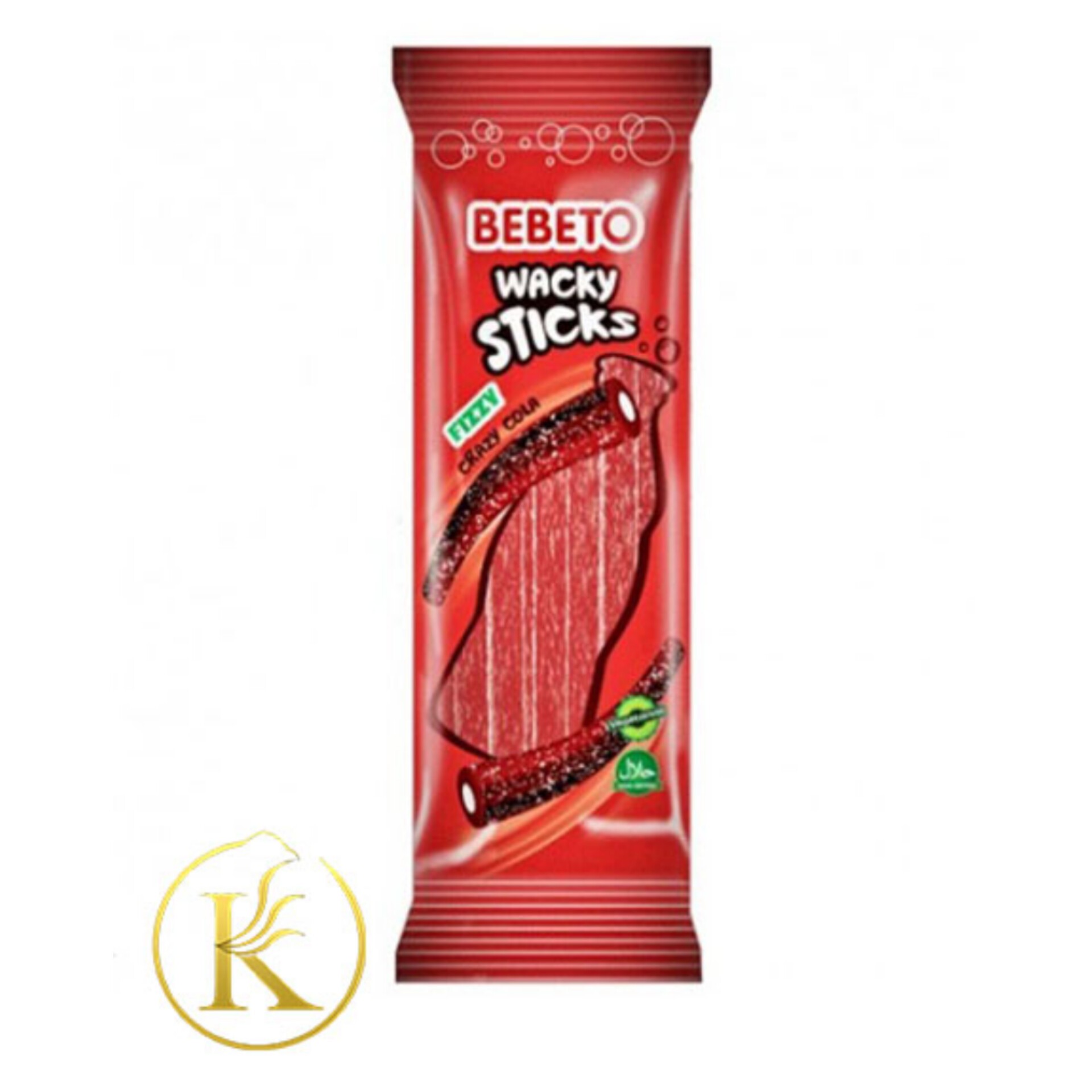 پاستیل ترش لوله ای شکری نوشابه ببتو 180 گرم BEBETO
