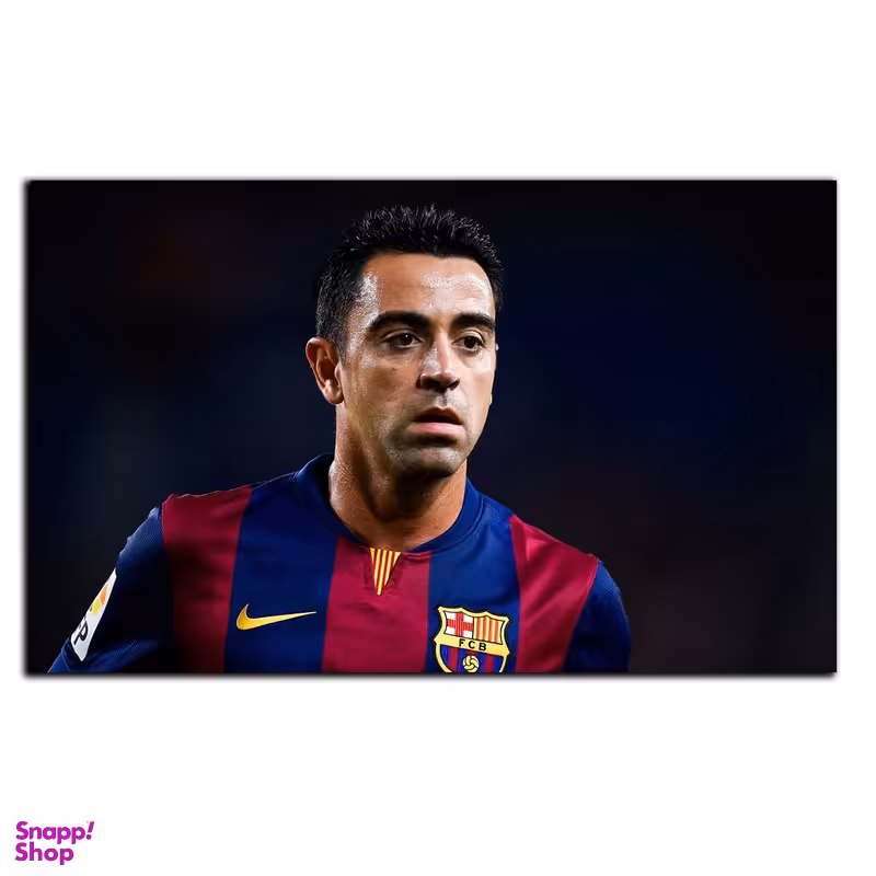 تابلو شاسی بکلیت طرح بازیکن فوتبال ژاوی تیم بارسلونا مدل SH-S6511