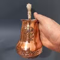 جذوه مسی قلم کار ی 6نفره  قهوه جوش مسی قهوه ترک