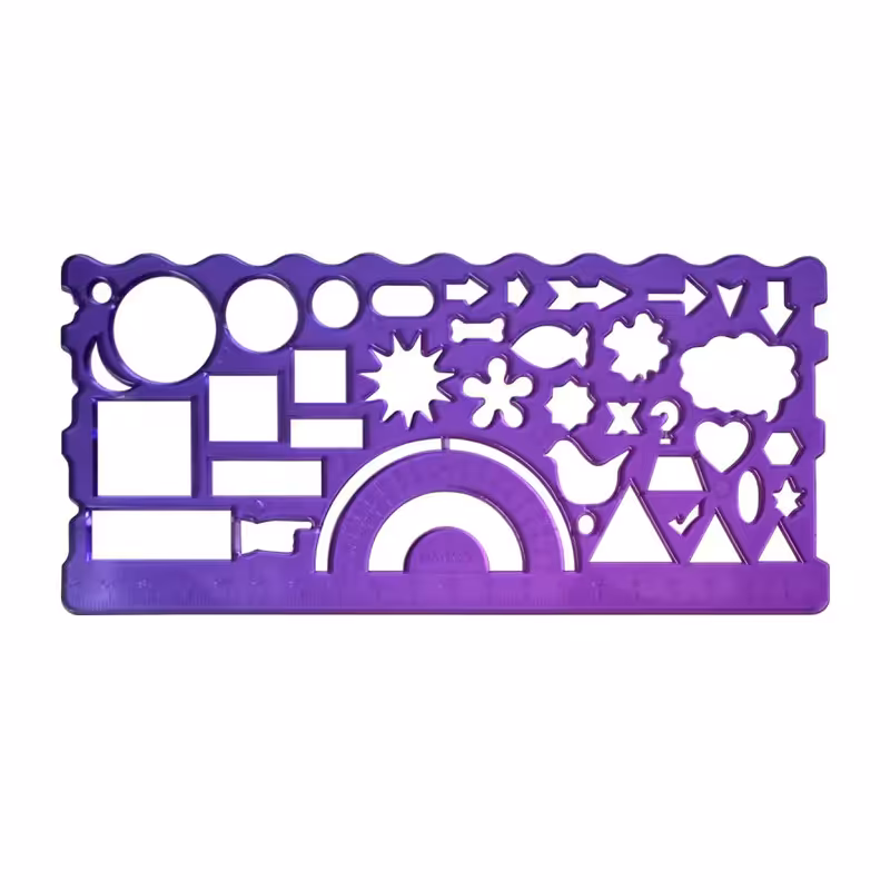 شابلون مدل ژله ای نقاله دار کد 33