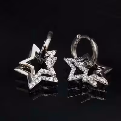 گوشواره ژوپینگ طرح ستاره