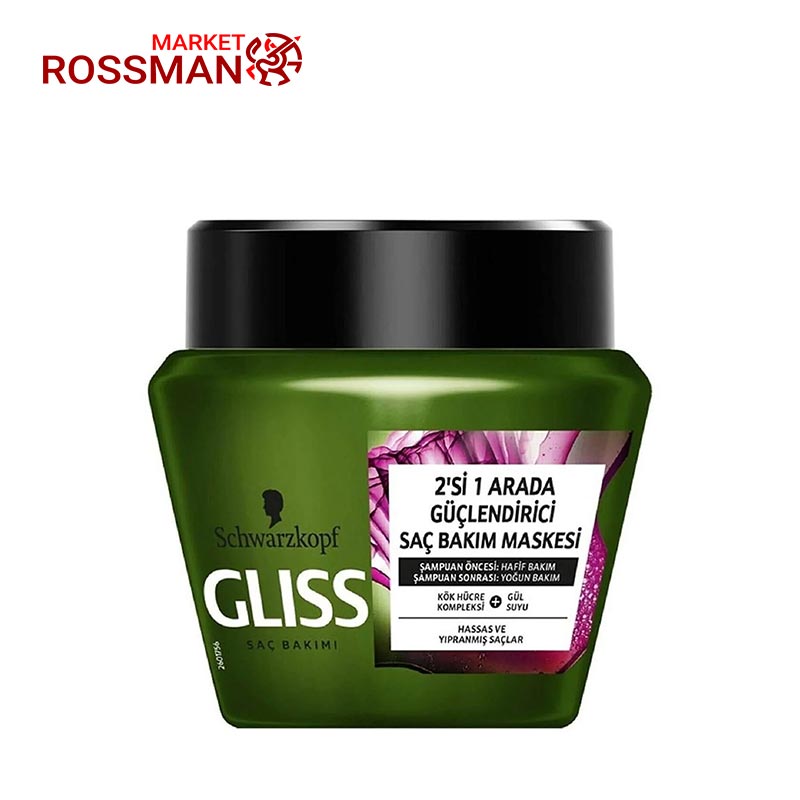 ماسک مو گلیس Gliss مدل Bio-Tech Restore حجم 300 میلی لیتر