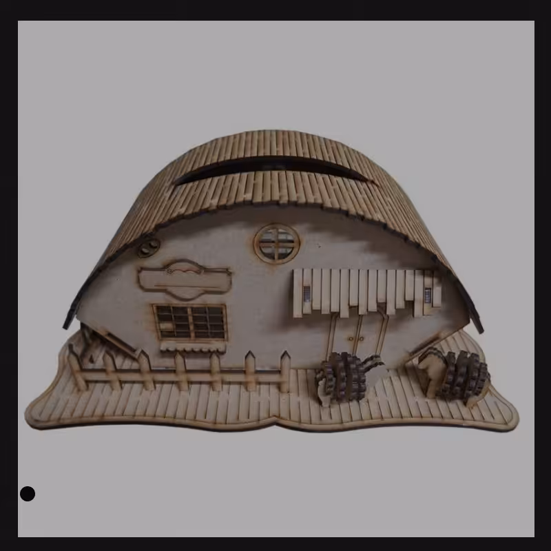 جا دستمال کاغذی چوبی 