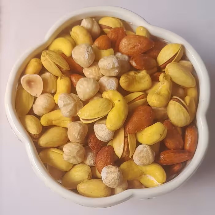 آجیل 4 مغز تفت داده درجه یک (500 گرمی) 