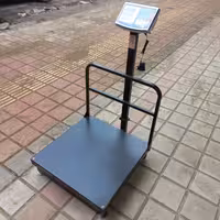 ترازو باسکول 400 کیلوگرمی کفه 60×60 تاشو گارددار 