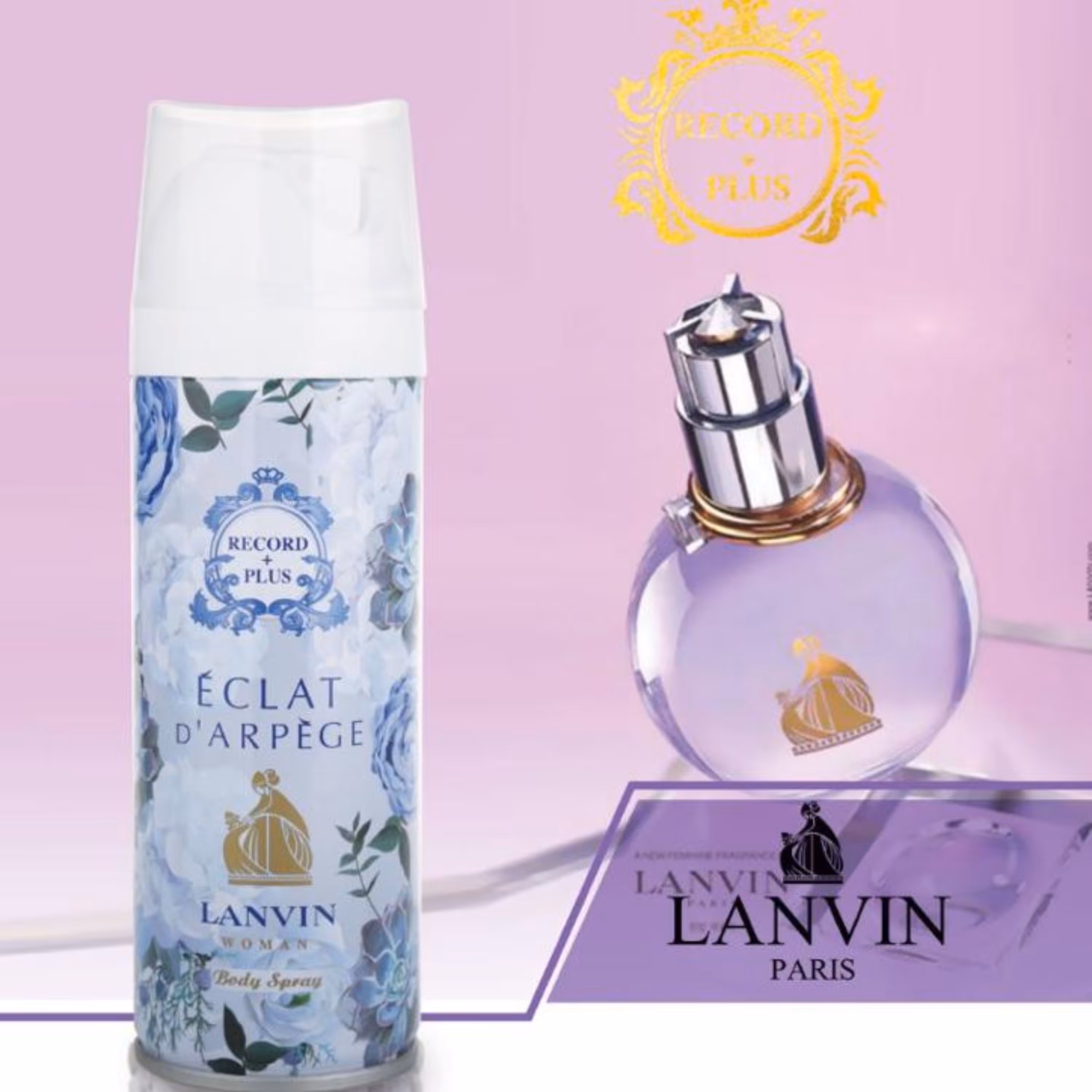 اسپری بدن زنانه رکورد پلاس اکلتRECORD ECLATحجم 200 میل