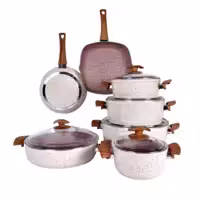 سرویس 12پارچه گرانیتی Eviz طرح سویینگ ترک