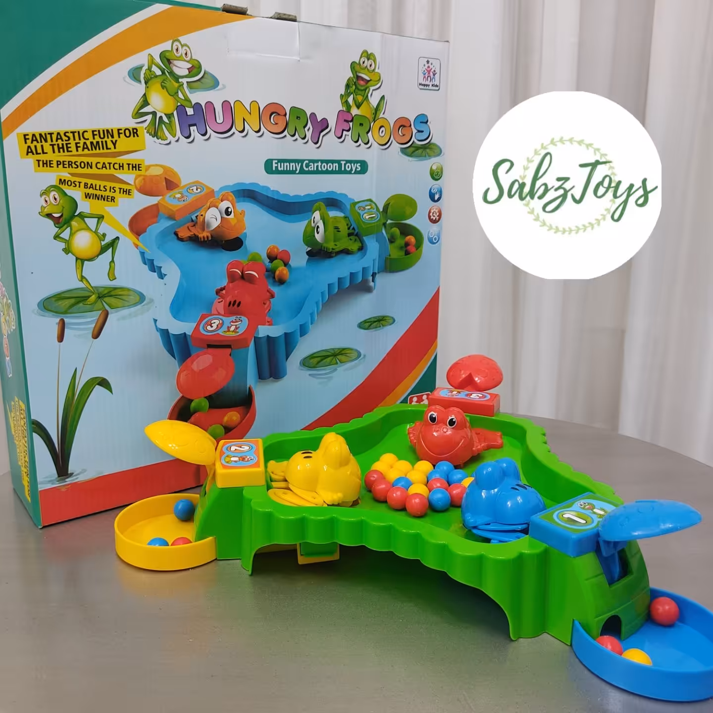 اسباب بازی قورباغه های گرسنه صادراتی 3 نفره