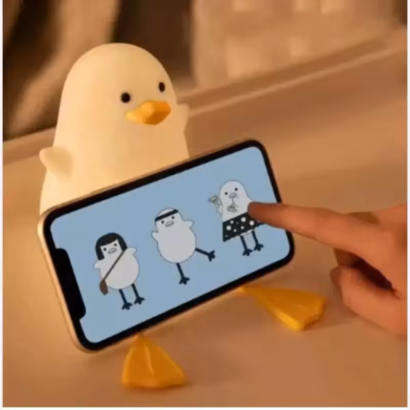 اردک نشسته چراغ خواب رنگی