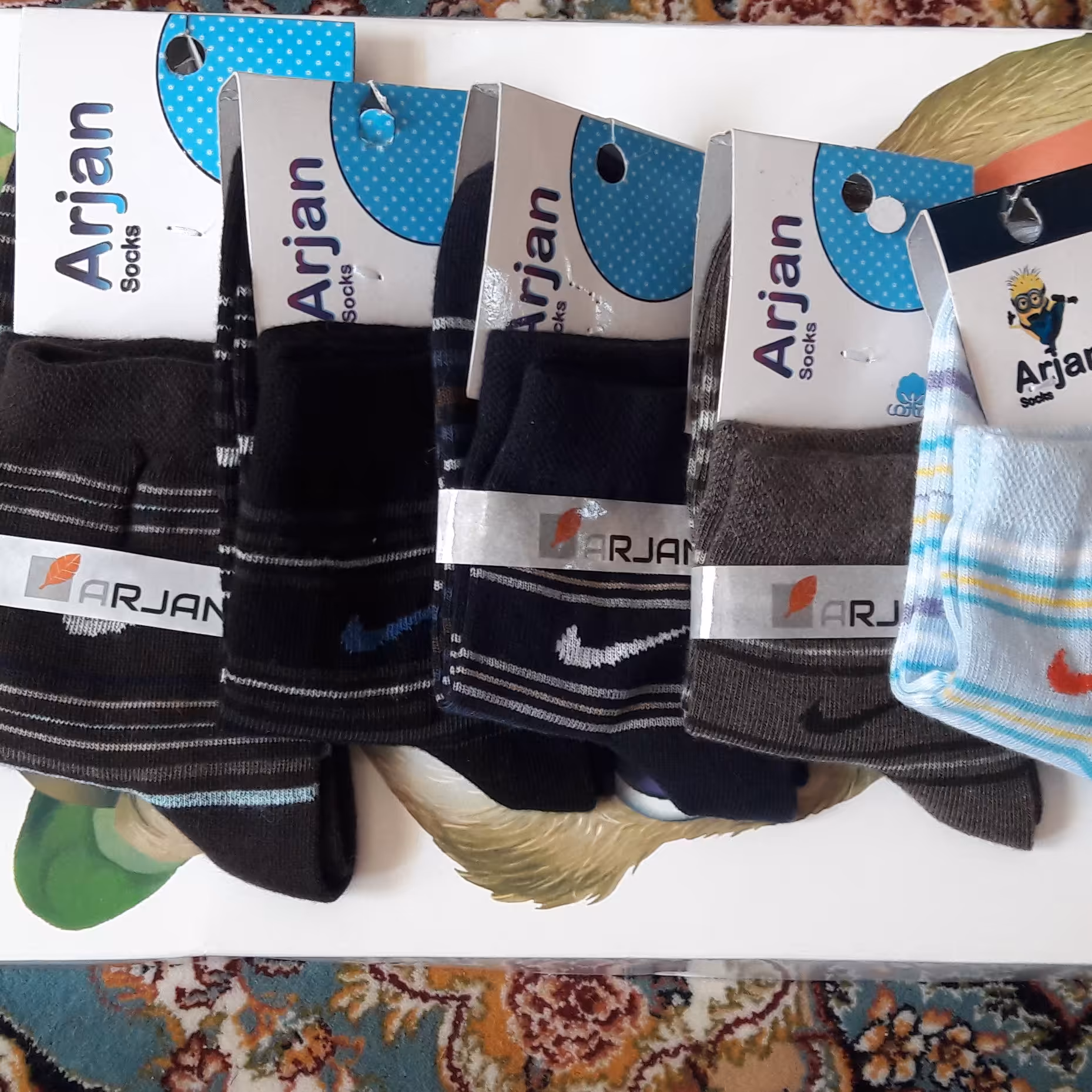 جوراب پسرانه طرح اسپرت آرجان