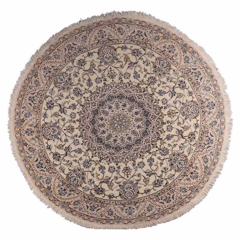 فرش دستبافت چهار متری مدل نائین کد 1404138