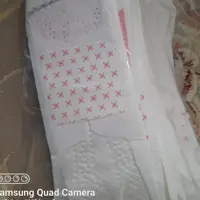 نواربهداشتی دارای ایراد میباشد مسافرتی کتان  پنبه ومشبک28 سانت 20 عددی درجه 3مشکل دار  نداشتن چسب وغیره