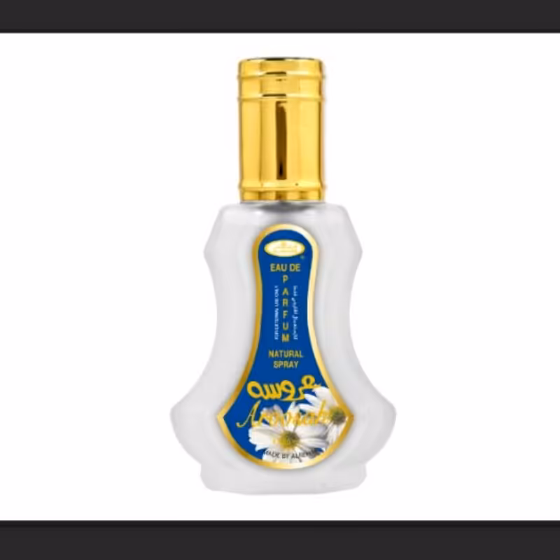 ادکلن عروسه زنانه و مردانه رایحه چوب و مشک 35میل برند الرحاب