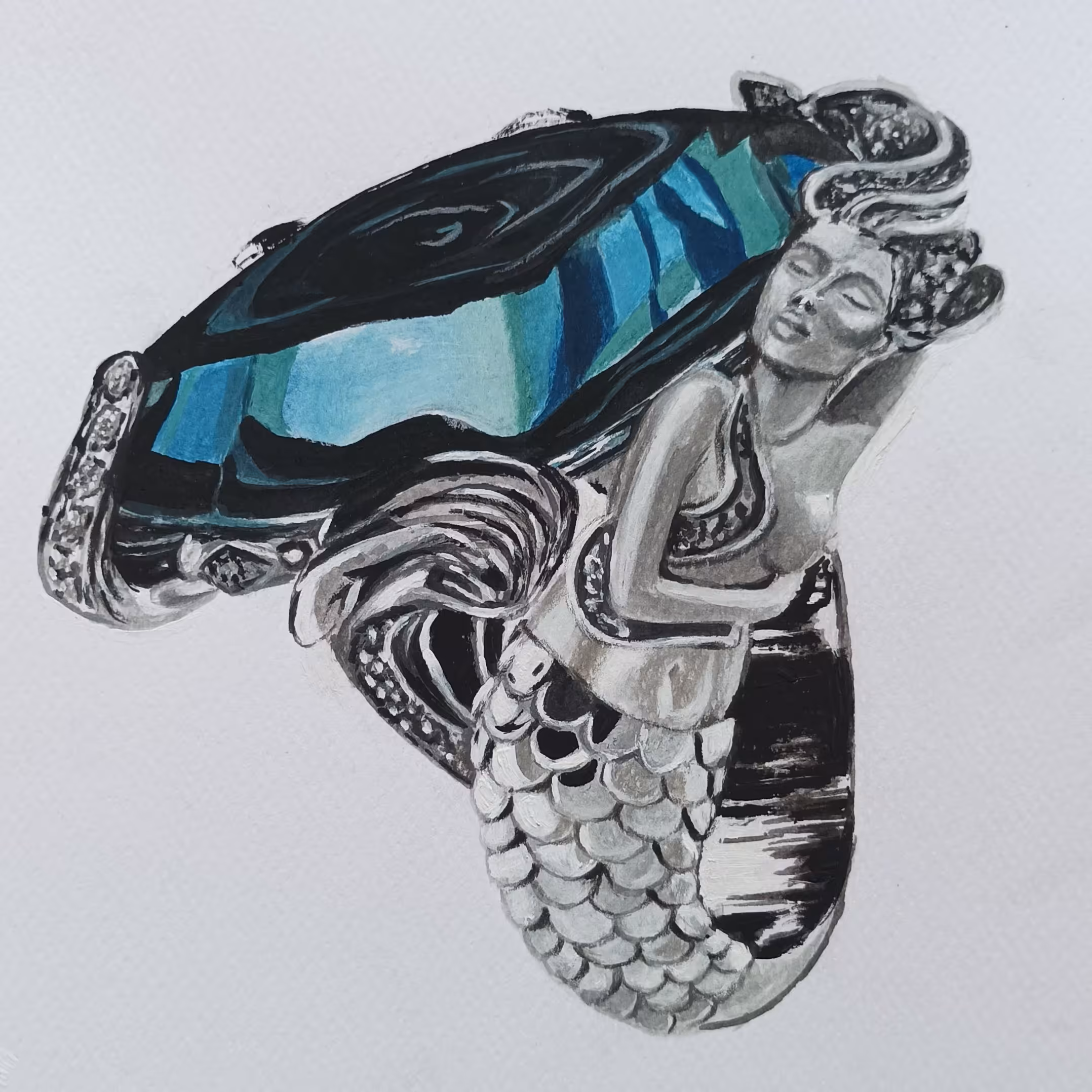 تابلوی نقاشی فانتزی طرح انگشتر