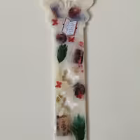 بوک مارک(نشانگرکتاب)رزینی طرح کتاب های یخ زده سایز بزرگ