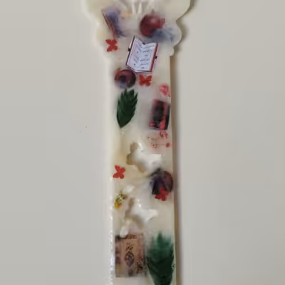 بوک مارک(نشانگرکتاب)رزینی طرح کتاب های یخ زده سایز بزرگ