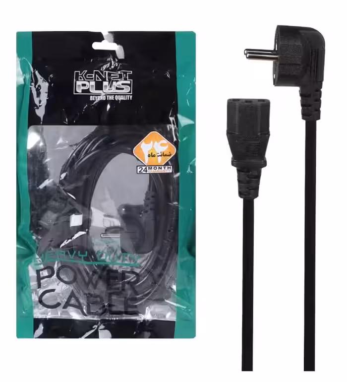 کابل برق کامپیوتر کی نت پلاس مدل KP-CPAC0030 - طول 3 متر