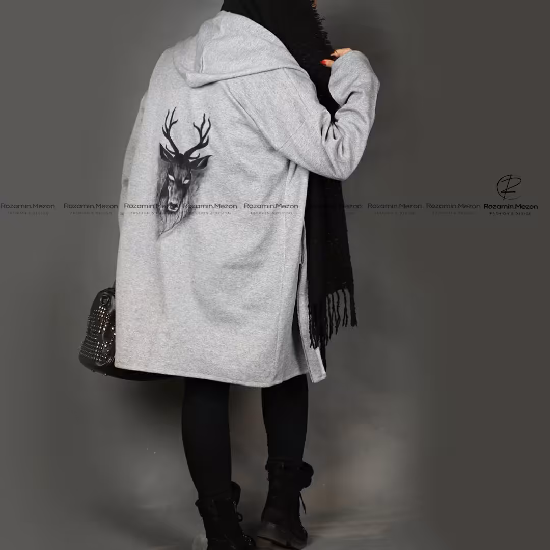 هودی کلاهدار طرح گوزن