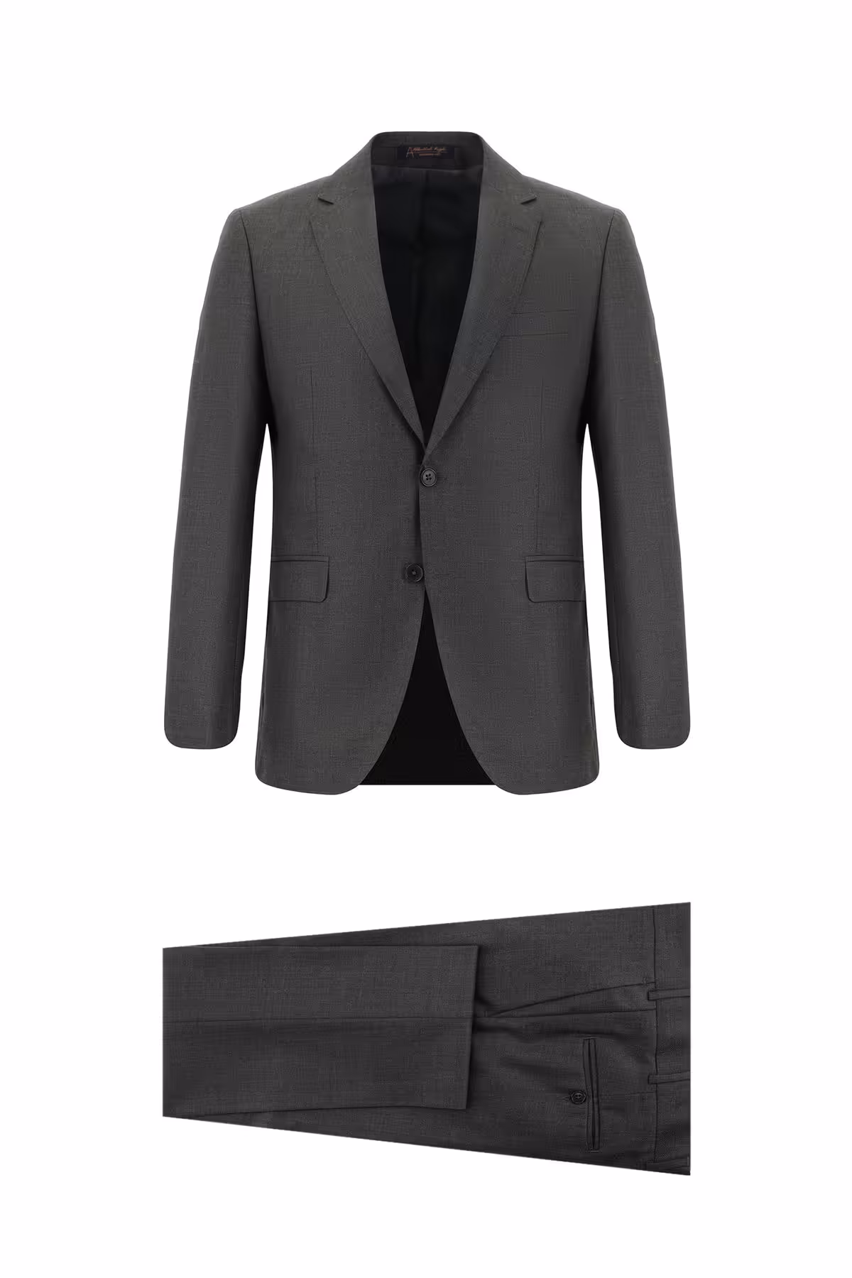 کت وشلوار خاکستری مردانه و شلوار کلاسیک پشمی باریک Kiğılı