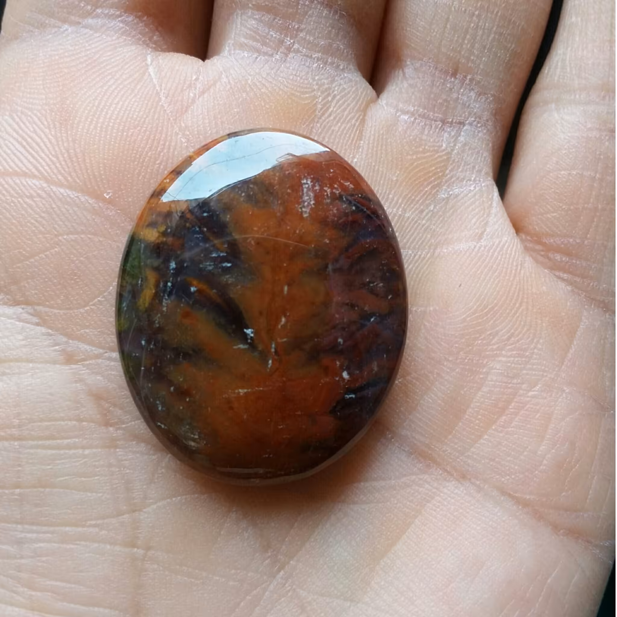 نگین شجر پاییزی 7 رنگ بسیار دیدنی و شکیل سایز درشت مدالی