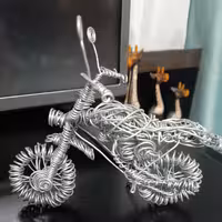 مجسمه موتور مفتولی